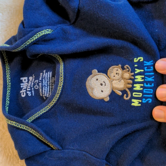 0-3 month Jungle Animal Onsies Set - Picture 3 of 5